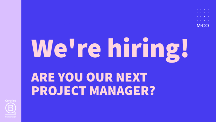 We are hiring a Project Manager