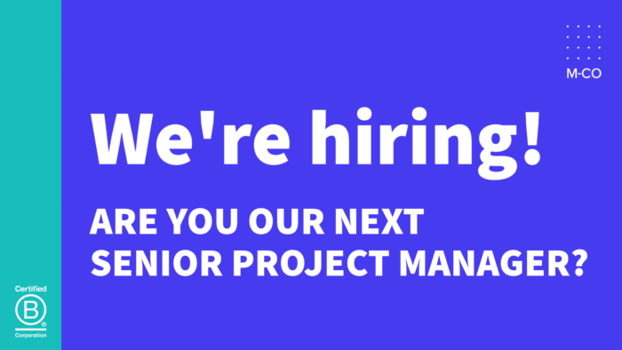 We are hiring a Senior Project Manager